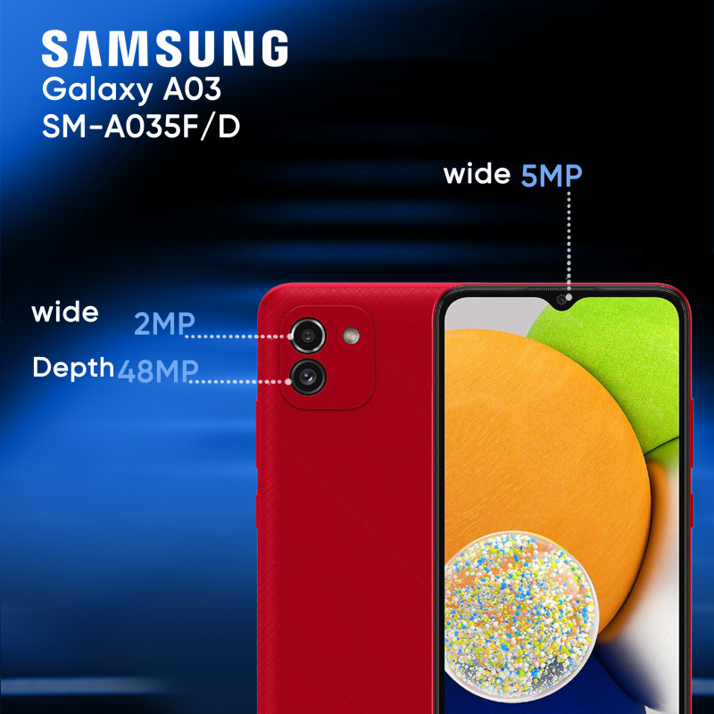 گوشی موبایل سامسونگ مدل Galaxy A03 SM-A035F/DS دو سیم‌ کارت ظرفیت ...