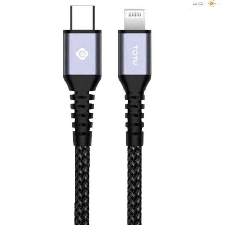 خرید و قیمت کابل تبدیل USB-C به لایتنینگ توتو مدل BPDA-03 طول 1 ...