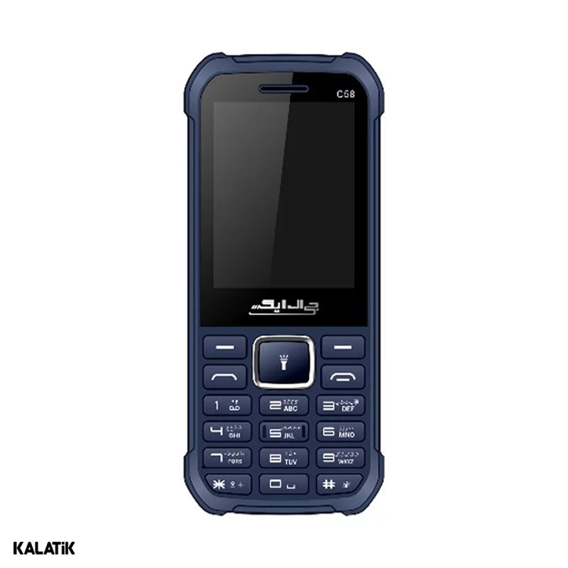 قیمت گوشی موبایل جی ال ایکس مدل C58 - دو سیم کارت | کالاتیک
